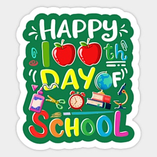 happy 100 days of school Sticker